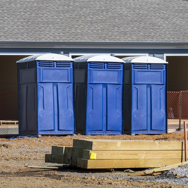 are there any restrictions on what items can be disposed of in the porta potties in Rochester Mills